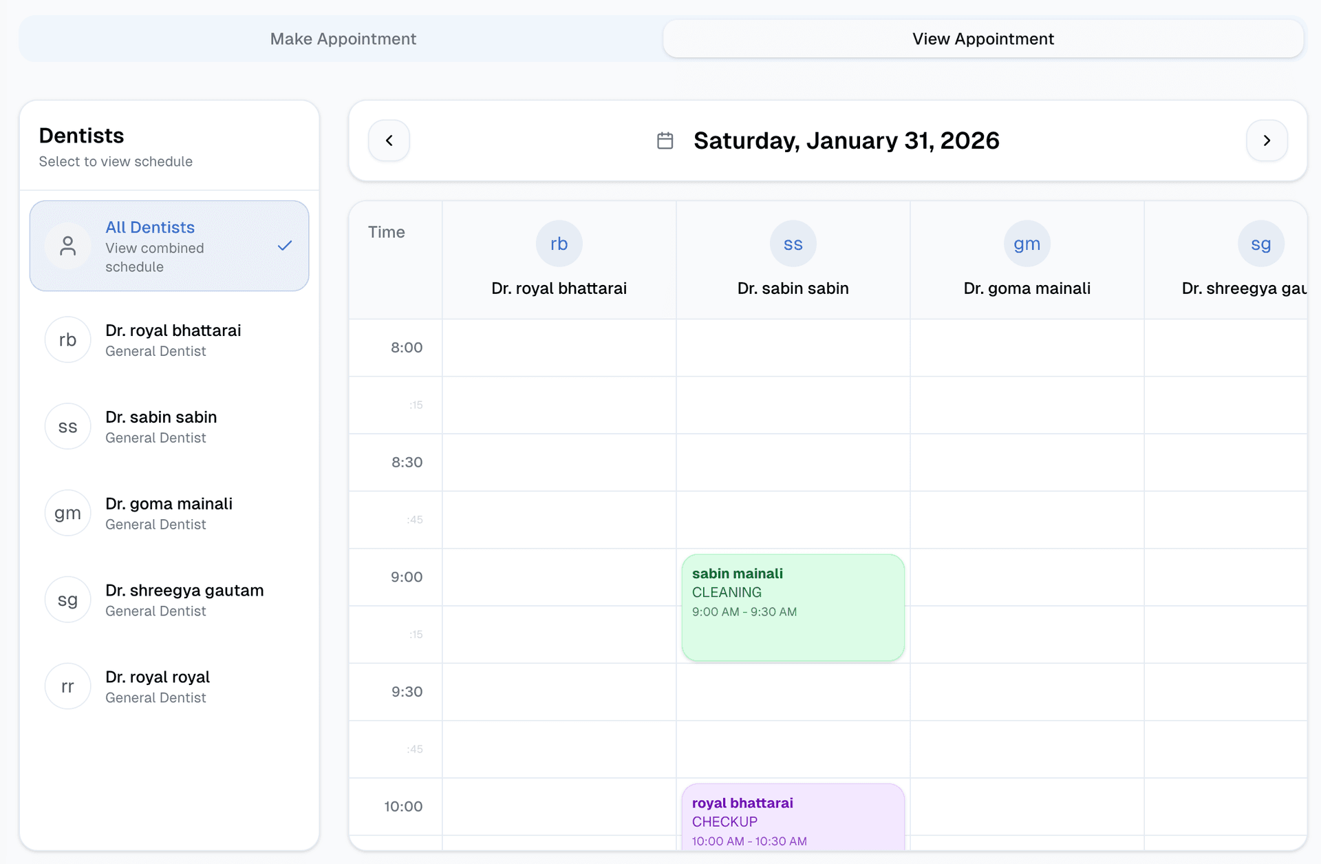Smart Appointment Scheduling
